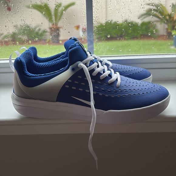 Nike air SB Nyjah 3 skate shoes 8.5 brand new royal blue white athletic sneakers - Picture 2 of 11